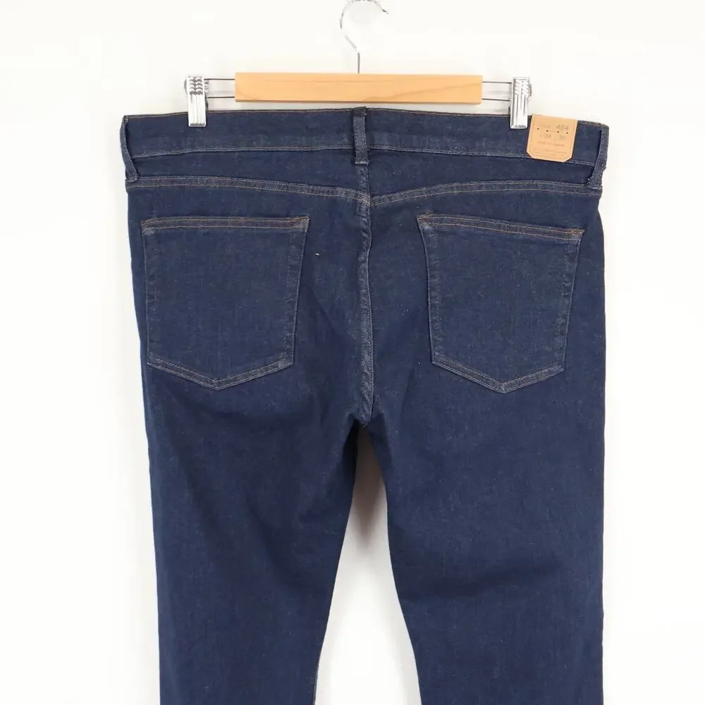 J.Crew 484 Slim Fit Stretch Jean Classic Aged Indigo Size 34x30 NWT
